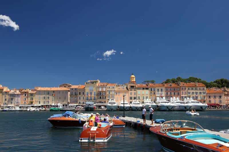 French Riviera hotspot: port of St-Tropez